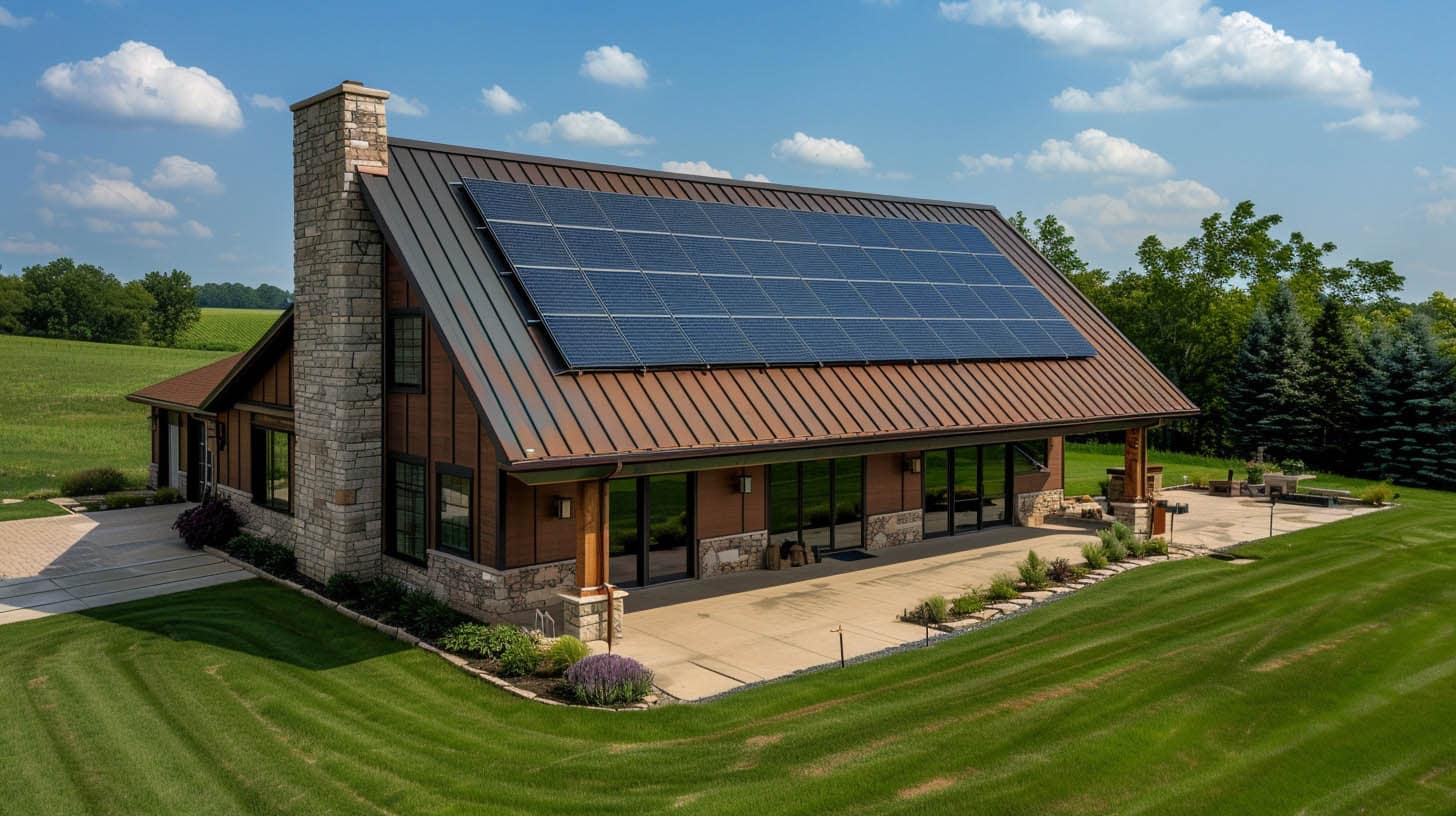 Effective slop roofing with solar installation