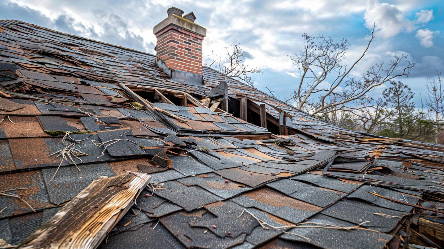 Damaged Roof Damaged Roof