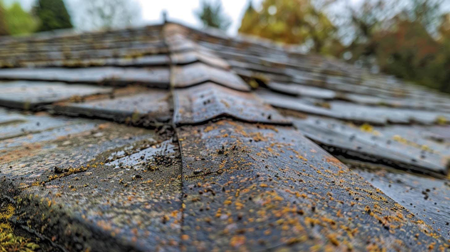 Damaged Roof By Fungus Damaged Roof By Fungus
